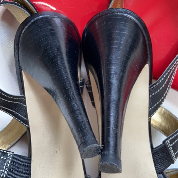 Marc Fisher Open Toe Leather Shoes - Picture 5 of 11